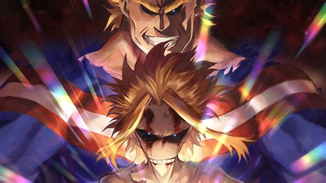 my hero academia all might with boku 4k hd wallpapers hd wallpapers id 31012