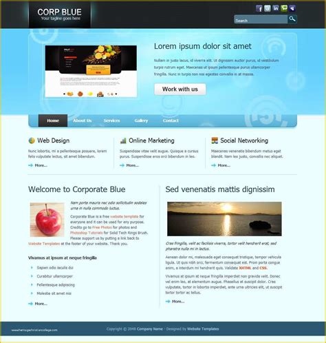 Basic Html Website Templates Free Download Of Free Html Landing Page Templates Designmaz