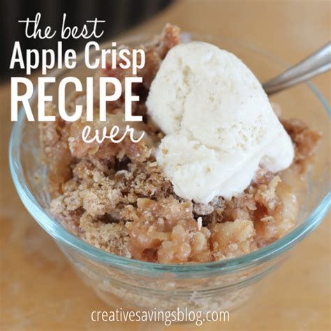 Note that the streusel will feel soft when you first remove it from the oven, but will crisp up as it cools. The Best Apple Crisp Recipe Ever