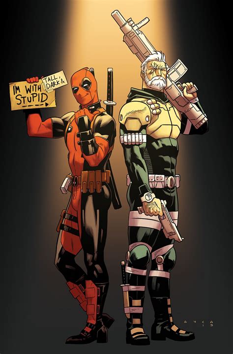 Steak And Sourdough My Variant Cover For Deadpool And Cable