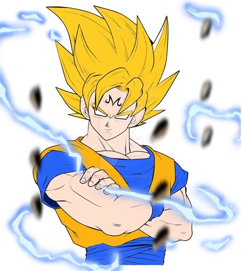 Majin Goku By Overkillborjack On Deviantart