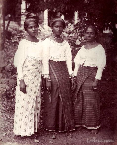 Early Image Of Native Sinhalese Girls