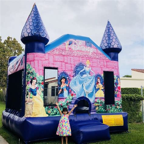 Disney Princess Birthday Bounce House Rental Or Purchase D Is For Disney