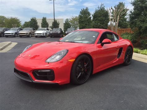 Dealer Inventory New 2016 Guards Red Cayman Gts Rennlist Porsche