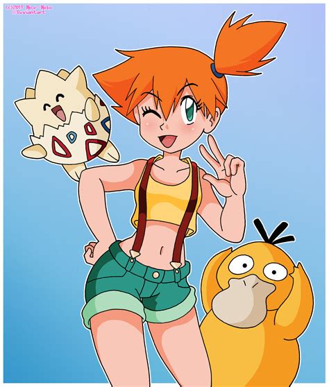 Misty With Her Pokemon On Bringmistybackclub Deviantart