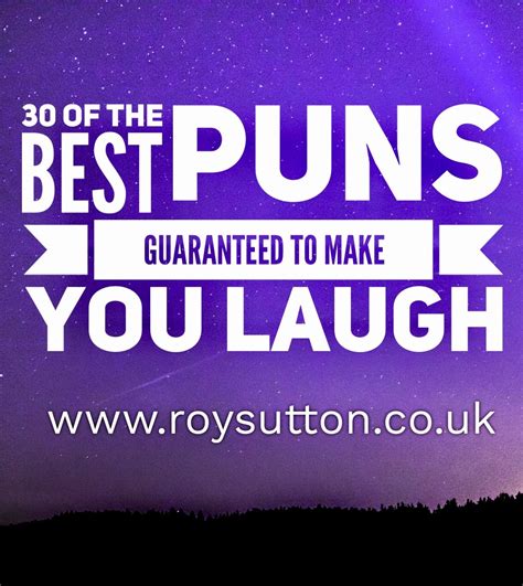 30 Of The Best Puns Guaranteed To Make You Laugh Roy Sutton Best