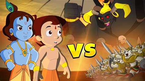 Chhota Bheem Aur Krishna Vs Kirmadas Epic Battle Videos For Kids
