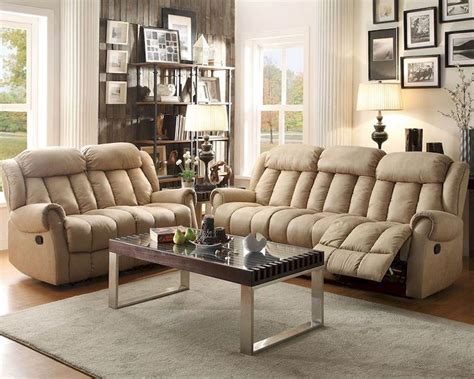 | willi schillig lucca leather sofa set beige 1x two seater 1x armchair #15514. Reclining Sofa Set Mankato in Beige by Homelegance EL ...