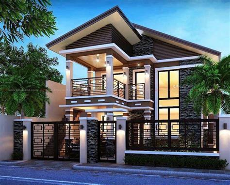 This modern house plan collection has designs with spacious interiors and large windows, perfect for letting in sunlight and clear sightlines for great views. Pin de Nando San en architectural madness | Fachada de ...