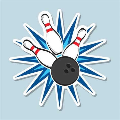 910 Bowling Pins Being Hit Illustrations Royalty Free Vector Graphics