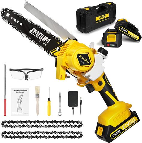 Mini Chainsaw 6 Inch Cordless Chainsaw With Battery And Charger