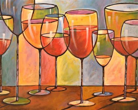 Abstract Modern Alcohol Wine Glasses Cocktails Drinks Art Etsy Изображение вина на картинах