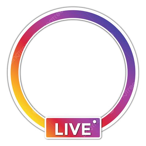 Instagram Live Stream Vector Png Images Live Streaming Icon Red Video