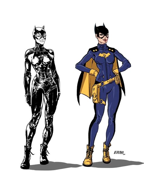 Artstation Catwoman And Batgirl