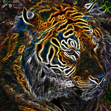 Another Psychedelic Tiger By Crealea On Deviantart