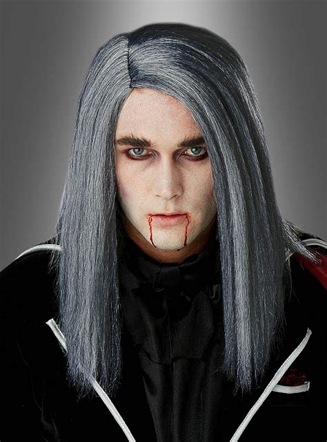 Grey Vampire Wig Adult Buyable At Kostümpalastde