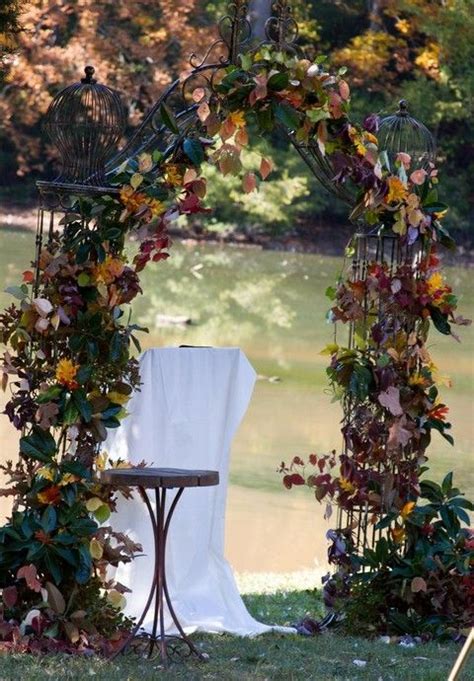 46 Outdoor Fall Wedding Arches Fall Wedding Arches Outdoor Fall