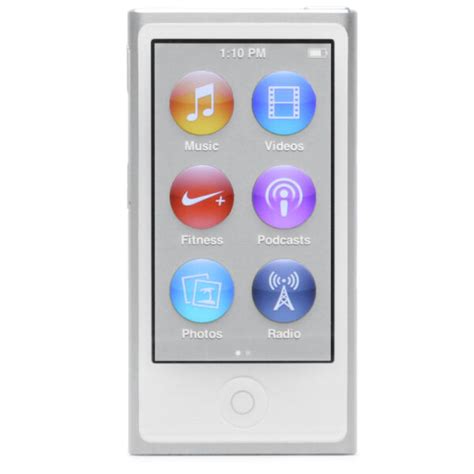 Apple Ipod Nano 7th Generation Silver 16 Gb For Sale Online Ebay