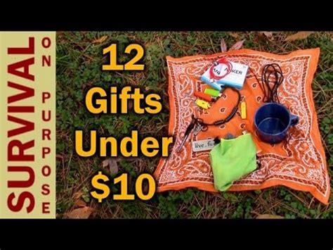 We have a great range of gifts under £10. 12 Outdoor Gifts Ideas for Under $10 Dollars - 2015 - YouTube