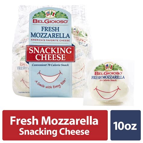 Belgioioso Fresh Mozzarella Snacking Cheese Specialty Cheese Packs 10