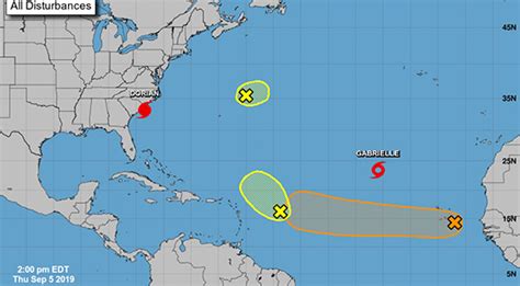 National Hurricane Center Monitors Multiple Disturbances In Atlantic As