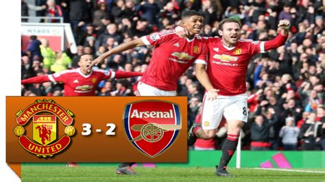 Manchester United Vs Arsenal 3 2 Full Match Highlights 28022016