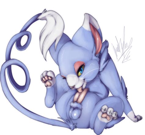 Rule 34 Blue Eyes Color Feral Front View Fur Glameow Licking Male