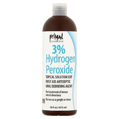 Primal Elements 3 Hydrogen Peroxide Usp Topical Solution