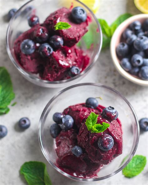 How To Make Blueberry Sorbet