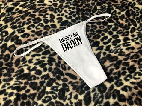 Breeding Kink Panties Thong Daddy Dom Ddlg Breed Me Daddy Etsy