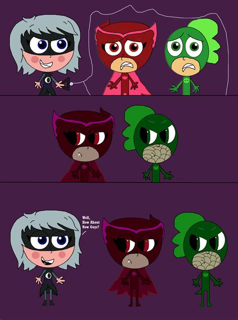 Owlette And Gekko Dark Transforming Comic By Thegothengine On Deviantart