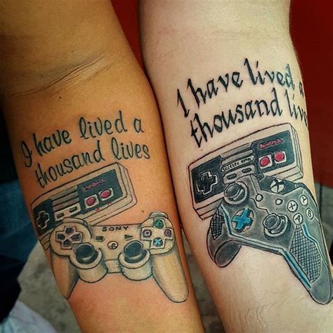 Awesome Gamer Tattoo Tattoos Him And Her Tattoos Gamer Tattoos