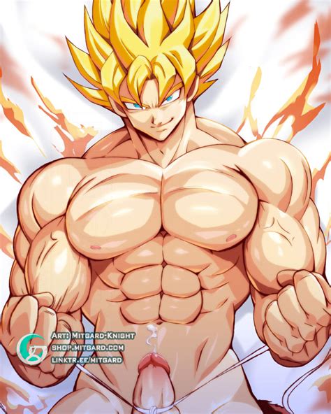 Son Goku Dragon Ball Dakimakura By Mitgard Knight Hentai Foundry