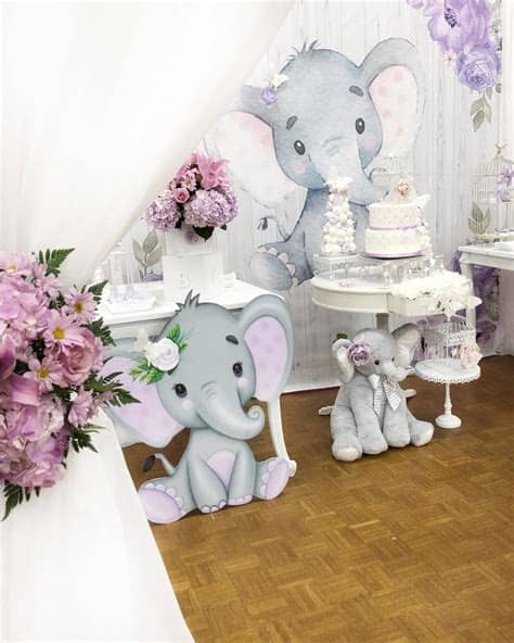Here's an adorable fresh idea for a boy baby shower, or toddler's birthday party? Springtime Elephant Baby Shower - Baby Shower Ideas ...