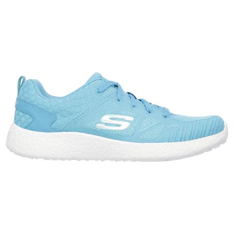 Skechers Womens Burst Athletic Shoe Light Blue