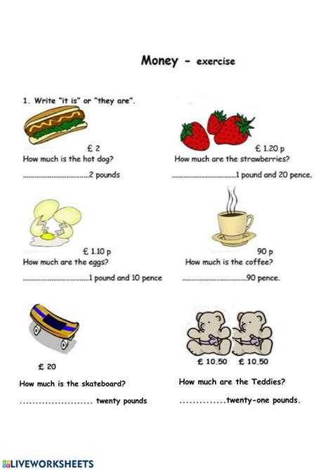How Much Is It Interactive Worksheet Grammar For Kids English