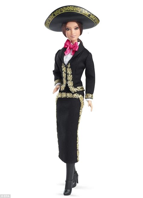 Mattel Launches Mexican Barbie Wearing Traditional Dress Daily Mail