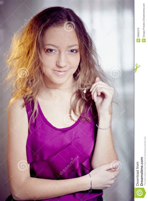 Beautiful Girl Stock Image Image Of Camera Portrait 29095375