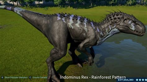 Jurassic World Evolution All Indominus Rex Skins 1080p 60fps Youtube