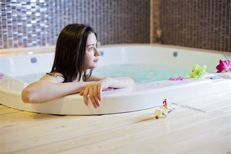 Girl In Hot Tub Stock Photo Image Of Room Pool Face