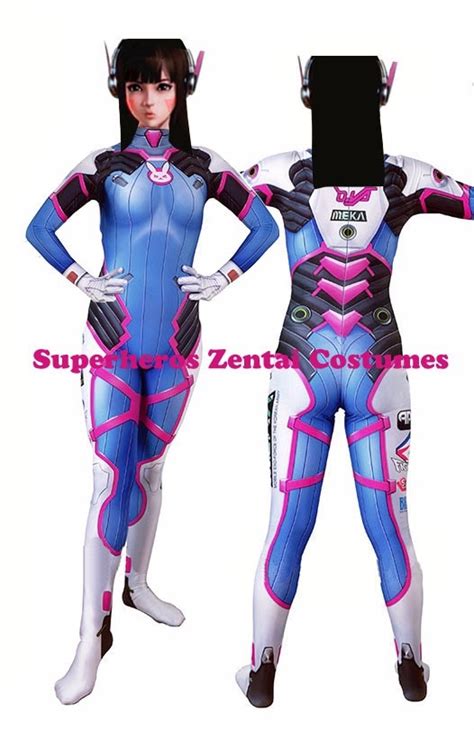 Newest Dva Costume 3d Print Classic Dva Skin Suit Halloween Cosplay