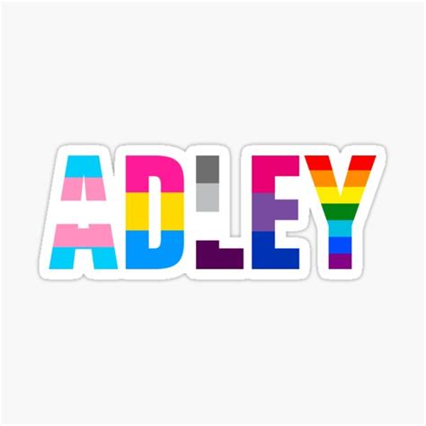 A For Adley A For Adley Stickers Redbubble
