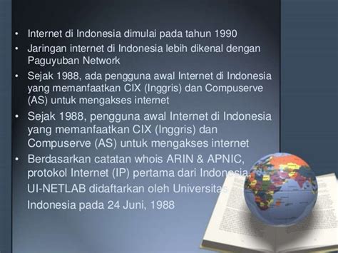 Sejarah Internet Di Indonesia Dimulai Pada Tahun Seputar Sejarah