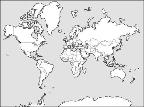 World Map Coloring Page For Kids Map Of The World Coloring Sheet