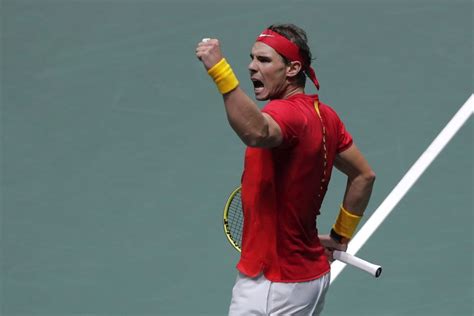 Davis Cup Finals Rafael Nadal Helps Spain Past Russia Canada Stun Usa