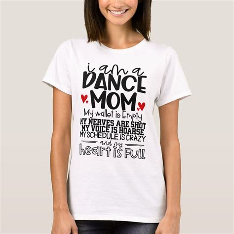 Dance Mom T Shirt In 2021 Mom Tshirts Autumn T Shirts Shirts