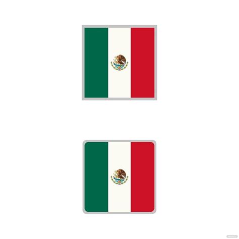Free Mexican Circle Flag Vector Eps Illustrator  Png Svg