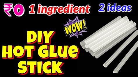 Homemade Hot Glue Stickhow To Make Strong Hot Glue Sticks At Home