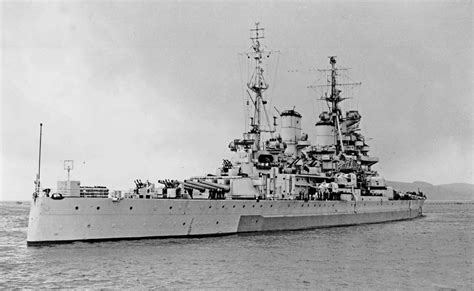 King George V Class Battleship Hms Anson She Was The Only British
