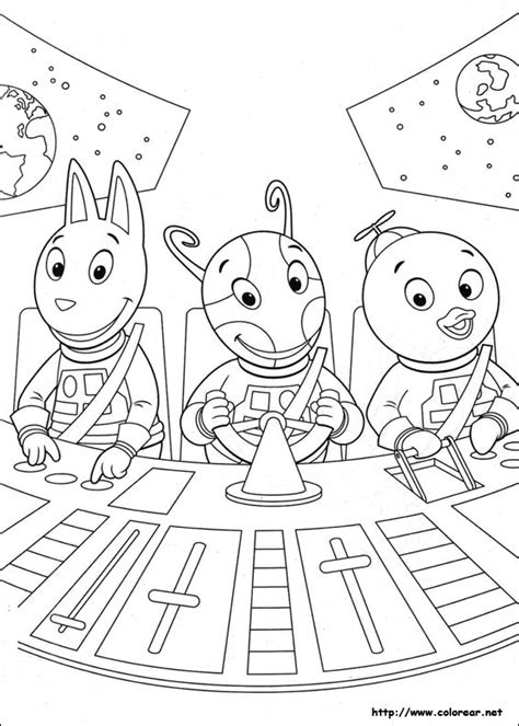 Dibujos Para Colorear De Backyardigans